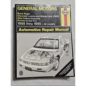 Haynes Repair Manual General Motors Buick Chevrolet Olds Pontiac 1988-95 #38010